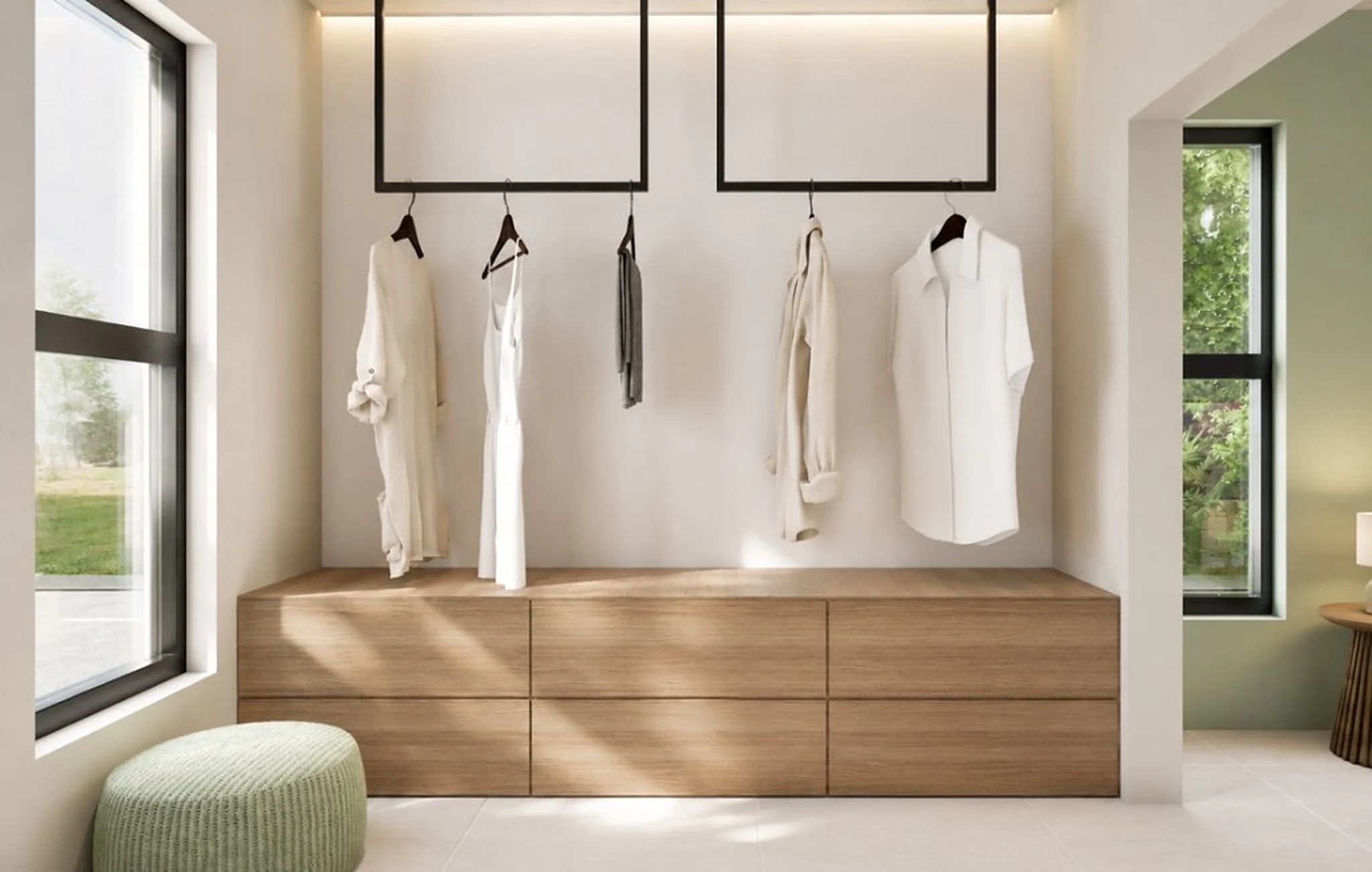 Serenity Residence walk-in closet